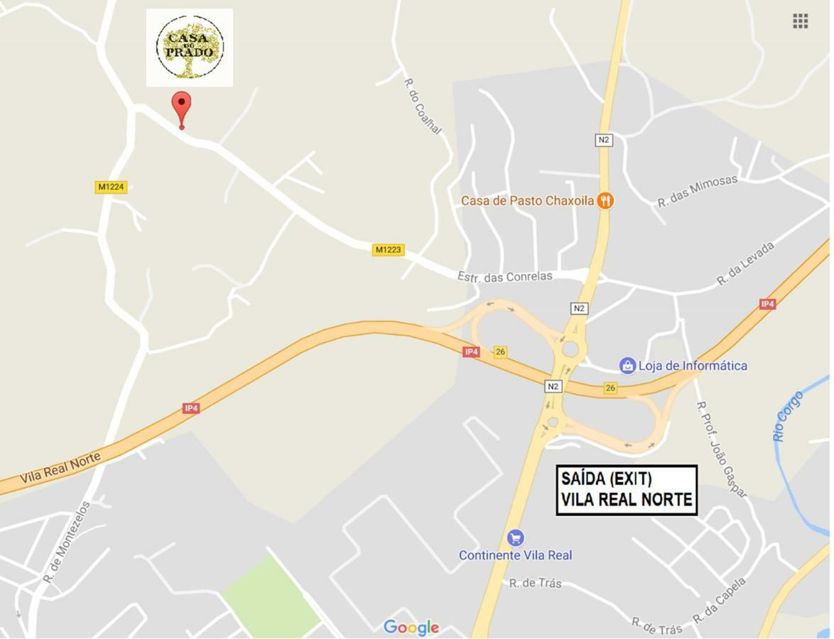 Casa Do Prado Guesthouse Vila Real Ngoại thất bức ảnh